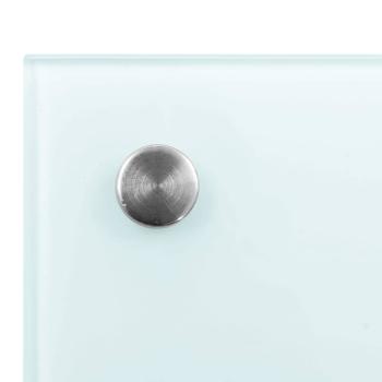Küchenrückwand Milchweiß 100x50 cm Hartglas