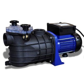 ARDEBO.de - Schwimmbadpumpe Umwälzpumpe Poolpumpe Pumpe elektronik blau 500W