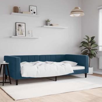 ARDEBO.de - Tagesbett Blau 100x200 cm Samt