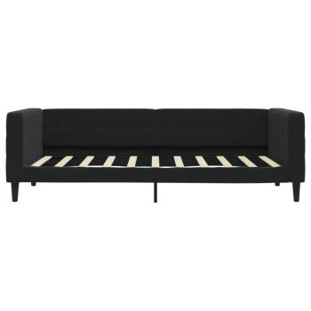 Tagesbett Schwarz 90x190 cm Samt