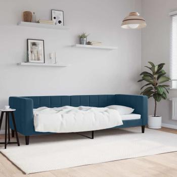 ARDEBO.de - Tagesbett Blau 80x200 cm Samt