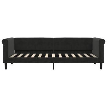 Tagesbett Schwarz 80x200 cm Samt