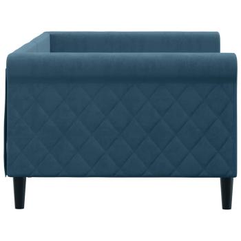 Tagesbett Blau 90x200 cm Samt
