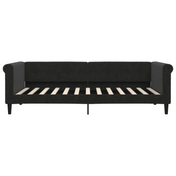 Tagesbett Schwarz 90x200 cm Samt