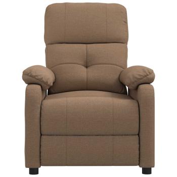Relaxsessel Braun Stoff