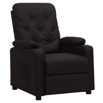 ARDEBO.de - Relaxsessel Schwarz Kunstleder