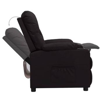 Relaxsessel Schwarz Kunstleder