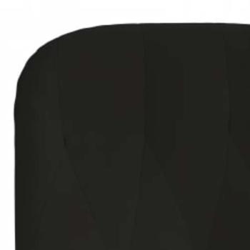 Relaxsessel mit Hocker Schwarz Samt