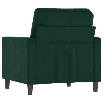 Sessel Dunkelgrün 60 cm Samt