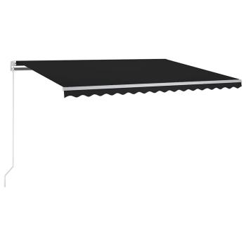 Automatische Markise mit LED & Windsensor 350x250 cm Anthrazit