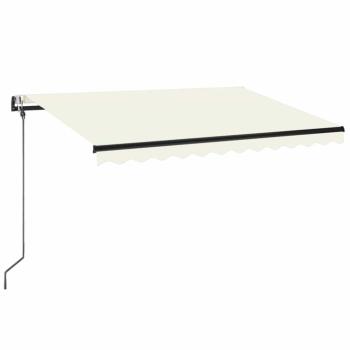 Automatische Markise mit LED & Windsensor 350x250 cm Creme
