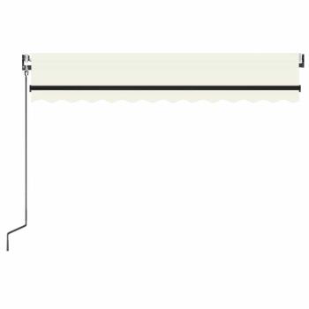 Automatische Markise mit LED & Windsensor 350x250 cm Creme