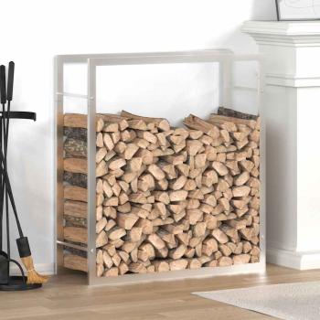 ARDEBO.de - Brennholzregal 80x28x86 cm Edelstahl