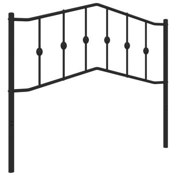 Ersatz-Kopfteil Metall Schwarz 107 cm