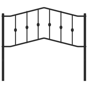Ersatz-Kopfteil Metall Schwarz 107 cm