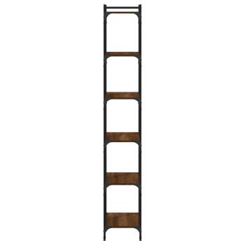 Bücherregal 6 Böden Braun Eiche-Optik 60x30x188cm Holzwerkstoff
