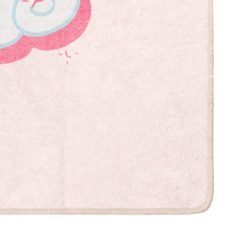 Kinderteppich Rosa 160x230 cm Einhorn Waschbar