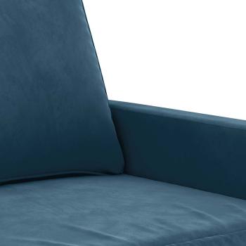 Sessel Blau 60 cm Samt