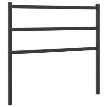 Ersatz-Kopfteil Metall Schwarz 100 cm