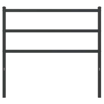 Ersatz-Kopfteil Metall Schwarz 100 cm