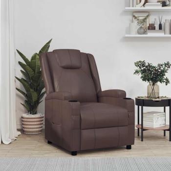 ARDEBO.de - Relaxsessel Braun Kunstleder