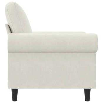 Sessel Creme 60 cm Samt