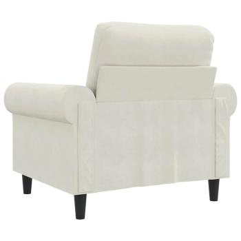Sessel Creme 60 cm Samt