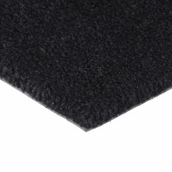 Fußmatte Schwarz 65x100 cm Kokosfaser Getuftet