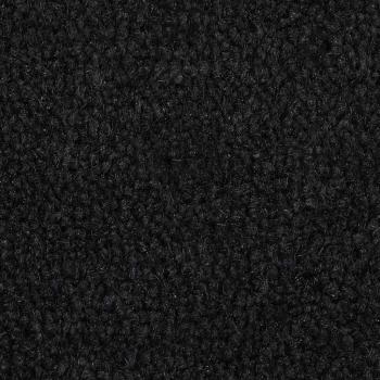 Fußmatte Schwarz 65x100 cm Kokosfaser Getuftet
