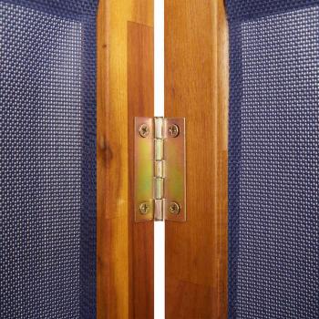 6-tlg. Paravent Dunkelblau 420x180 cm