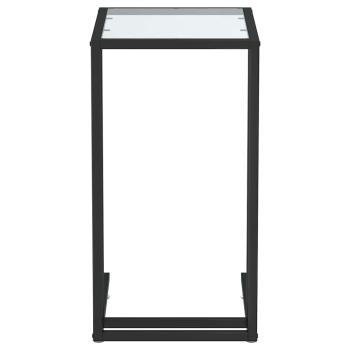 Computer-Beistelltisch Transparent 50x35x65 cm Hartglas