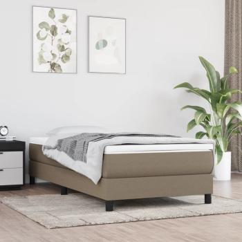 ARDEBO.de - Taschenfederkernmatratze Mittel Taupe 120x190x20 cm Stoff