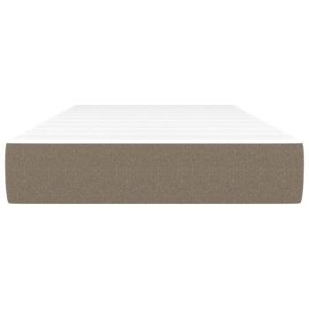 Taschenfederkernmatratze Mittel Taupe 120x190x20 cm Stoff