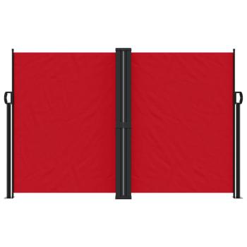 Seitenmarkise Ausziehbar Rot 160x1200 cm