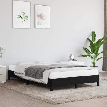 ARDEBO.de - Bettgestell ohne Matratze Schwarz 120x190 cm Stoff