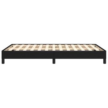 Bettgestell ohne Matratze Schwarz 120x190 cm Stoff