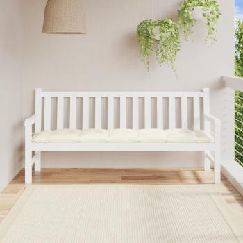 ARDEBO.de - Gartenbank-Auflage Creme 180x50x7 cm Oxford-Gewebe