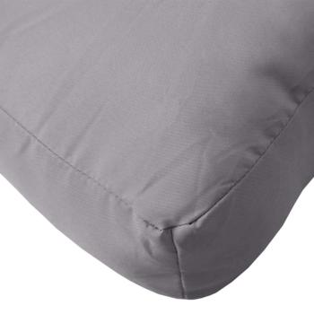 Palettenkissen Grau 60x60x9,5 cm Oxford-Gewebe