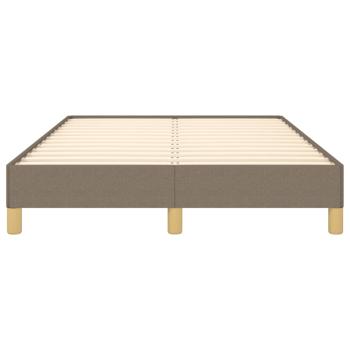 Bettgestell ohne Matratze Taupe 120x190 cm Stoff