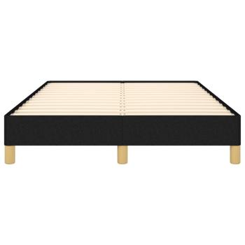 Bettgestell ohne Matratze Schwarz 120x190 cm Stoff
