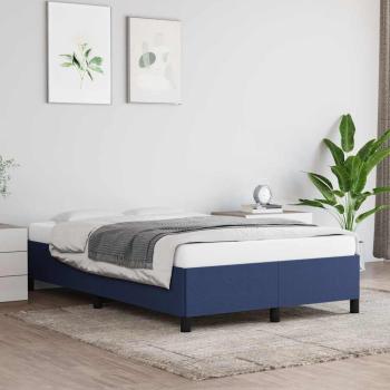 ARDEBO.de - Bettgestell ohne Matratze Blau 120x190 cm Stoff