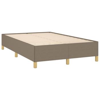Bettgestell ohne Matratze Taupe 120x190 cm Stoff