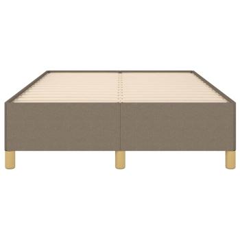 Bettgestell ohne Matratze Taupe 120x190 cm Stoff