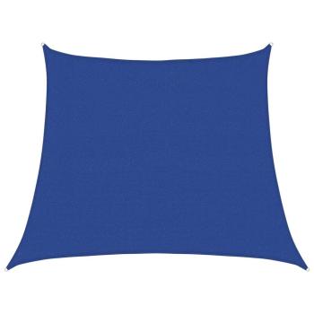 Sonnensegel 160 g/m² Trapezform Blau 3/4x3 m HDPE