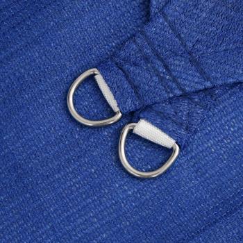 Sonnensegel 160 g/m² Trapezform Blau 3/4x3 m HDPE