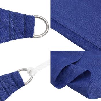 Sonnensegel 160 g/m² Trapezform Blau 3/4x3 m HDPE