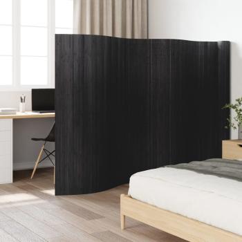 ARDEBO.de - Paravent Grau Breite 800 cm Höhe 165 cm Bambus