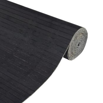 Paravent Grau Breite 800 cm Höhe 165 cm Bambus