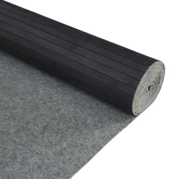 Paravent Grau Breite 800 cm Höhe 165 cm Bambus