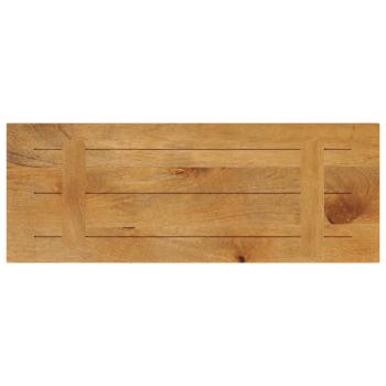 Tischplatte 90x30x2,5 cm Rechteckig Massivholz Mango